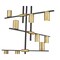 Z-Lite Calumet 9 Light Chandelier, Matte Black & Olde Brass 814-9MB-OBR - alternate 3